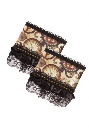 Steampunk Zubehör Manschetten Ghotic Zahnräder