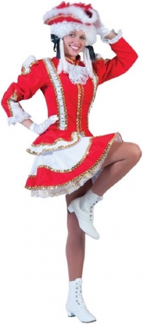 Tanzmariechen Funkenmarie Funkenkostüm rot Tanzmarie Garde