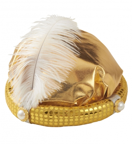 Turban gold Orient Sultan Oelscheich heilige drei Könige