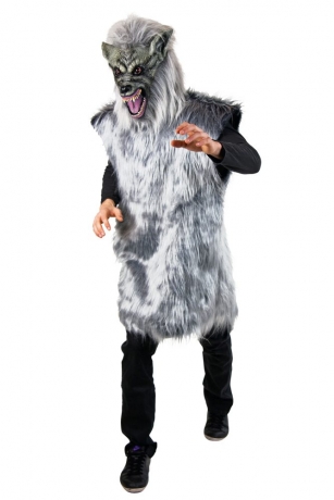 Werwolf Werwolfkostüm mit Werwolfmaske Wolf Isegrim