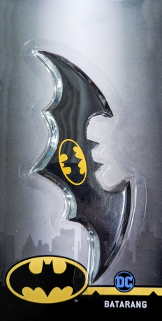 Wurfmesser Batarang aus Kunststoff Kostümzubehör