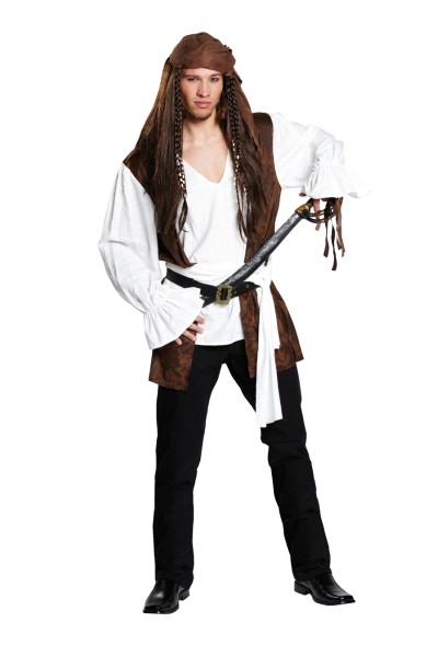 Herrenkostüm Pirat Captain Seeräuber Fasching Kostüm Karneval Piratenkostüm