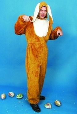 Zubehör zum Kostüm Hase in braun Karneval Fasching Ohren Nase Orl 