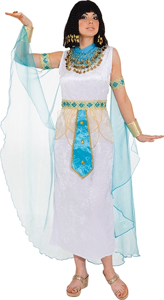 Ägypterin weißes Kleid Cleopatra Damenkostüm Göttin