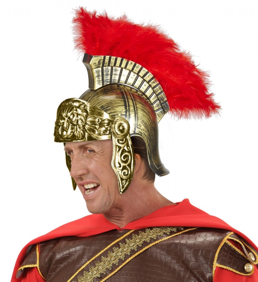 Kopfbedeckung zum Römer Kostüm Römerhelm zu Karneval Fasching 