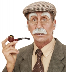 Alter Mann Opa Schnautzer Schnurrbart Augenbrauen Nasenhaare und Ohren Haare Set