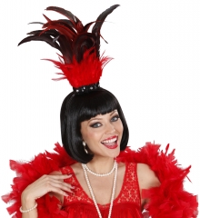 Saloongirl Westerngirl Burlesque Federkopfschmuck Rio Samba Brasil