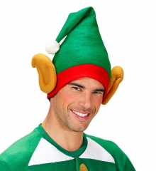 Weihnachtself Weihnachtswichtel Wichtelmütze mit Ohren
