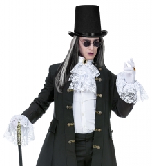 Spitzenjabot Jabot Manschetten Spitzenärmel Handschuhe Mittelalter