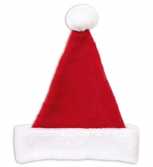 Nikolausmütze Weihnachtsmannmütze Plüschmütze Weihnachtsmarkt
