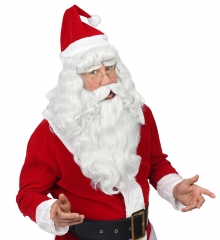 Nikolaus Weihnachtsman-Set Perücke / Bart ,Augenbrauen Santa Claus