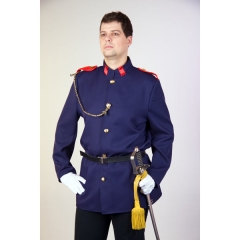 Uniform Jacke Offizier Hauptmann Feuerwehr Wachmann Kostüm