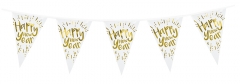 Silvester Silvesterparty Happy New Year Girlande Silvesterdekoration Grundpreis 0,81 EUR/m