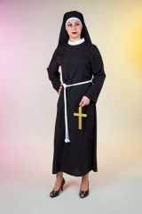 Nonne Schwester Damenkostüm Karneval Fasching Mottopart