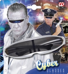 Brille Cyber Alien Spacemann Galaxi Roboter Techno Visor