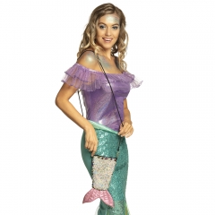 Nixe Meermaid Meerjungfrau Tasche Paillettentasche Fischtasche