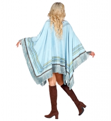 Umhang Cape Poncho Indianerponcho Mexikaner Indianerin