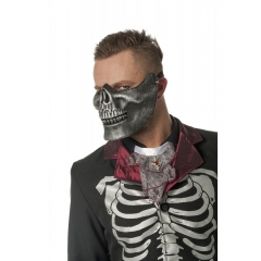 Stabile Gesichtsmaske Skelettmaske Mundmaske Horrormaske