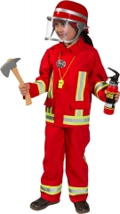 Feuerwehr Feuerwehrkostüm rot (Jacke,Latzhose) 116