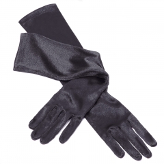 Lange Hanschuhe schwarz oder weiß festliche Damenhandschuhe