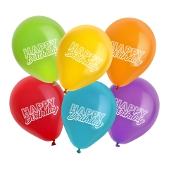 Helium Set komplett Happy Birthday Geburtstagsballons 18 Teile