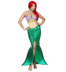 Mermaid Nixe Meerjungfrau sexy figurbetontes Kostüm