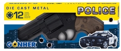 Revolver Spielzeugpistole Pistole Colt Waffe mit 288 Schuss Cowboy Polizei