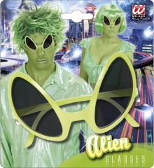 Grüne Brille Alien Außerirdische Glubschaugen