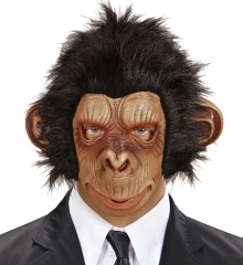 Affe Affenmaske aus Plüsch Schimpanse