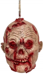 Abgetrennter Horrorkopf Halloweendekoration Zombie Gehängter