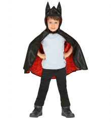 Spider Bat Fledermaus Superheld 2 in 1 Kostüm Wendeumhang