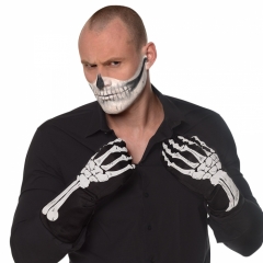 Skeletthandschuhe Knochenhände Halloweenhandschuhe Geister