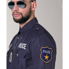 Polizeihemd Polizei Polizeiuniform Polizeikostüm Police