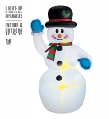 Aufblasbarer Schneemann Winterdekoration Snowman