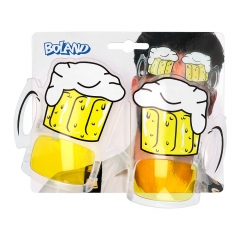 Bierbrille Bier Partybrille mit Seppelhut Oktoberfest Kegeltour Vereinsfahrt