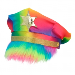 Festival Pride Schirmmütze Schild Mütze Parade Gay Rainbow Regenbogen