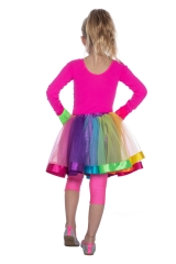 Petticoat Tütü Tutu Kinder bunt Regenbogenfarben Kindertanz Ballett