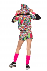 80er 90er Party Popart Trainingsanzug Sexy Pride Festival