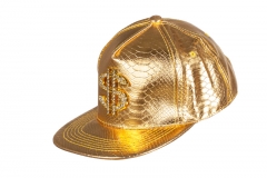 Basecap gold oder silber Rapper Dollarzeichen Hip Hop