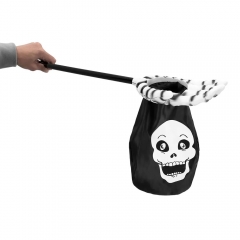 Süßes oder Saures Tasche Kürbis / Totenkopf  Halloween Sammeltasche