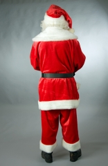Hochwertiger Nikolausanzug Nikolaus Weihnachtsmann Santa Claus mit Plüsch