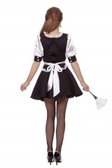 Zimmermädchen Roomservice Hotelmädchen Kleid Kostüm schwarz/weiß