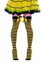 Zubehör Bienenkostüm Overknee Strümpfe Bienenstrümpfe Biene