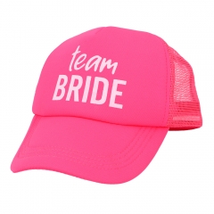 Team Braut Mütze pink Cape Junggesellinenabschied JGA Hochzeit