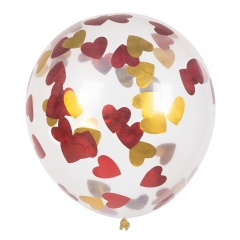 Konfetti Konfettiballons Luftballons Herzen Hochzeit Valentinstag
