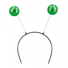 Alien Set Außerirdischer Partybrille und Kopffühler auf Haarreifen