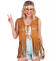 Festival Weste Hippie Hippieweste Sommerparty Strandparty 70er Jahre