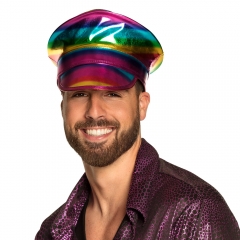 Mütze Kappe Kapitän Rainbow Regenbogen Pride Festival