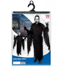Halloween Halloweenkostüm Geist Gespenst Horrorkostüm mit Maske