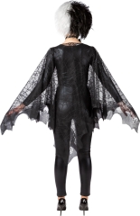 Orlob Spinne Poncho Umhang Spinnengewebe Spinnenkostüm Halloweenkostüm